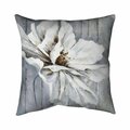 Fondo 26 x 26 in. Flower on Wood-Double Sided Print Indoor Pillow FO2772761